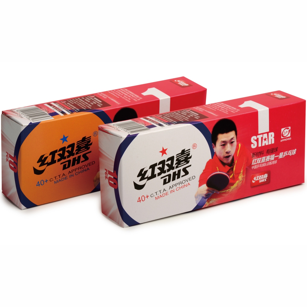 М'ячі для настільного тенісу DHS CELL-FREE 40+ мм 1*