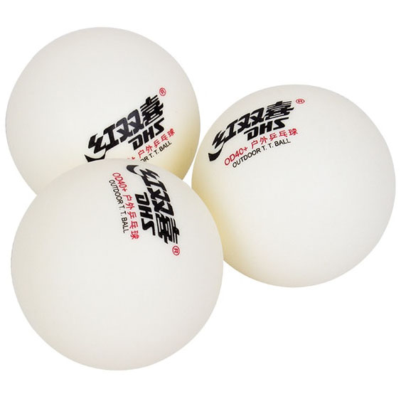 М'ячі для настільного тенісу DHS Cell-Free Dual Outdoor - Зображення 3