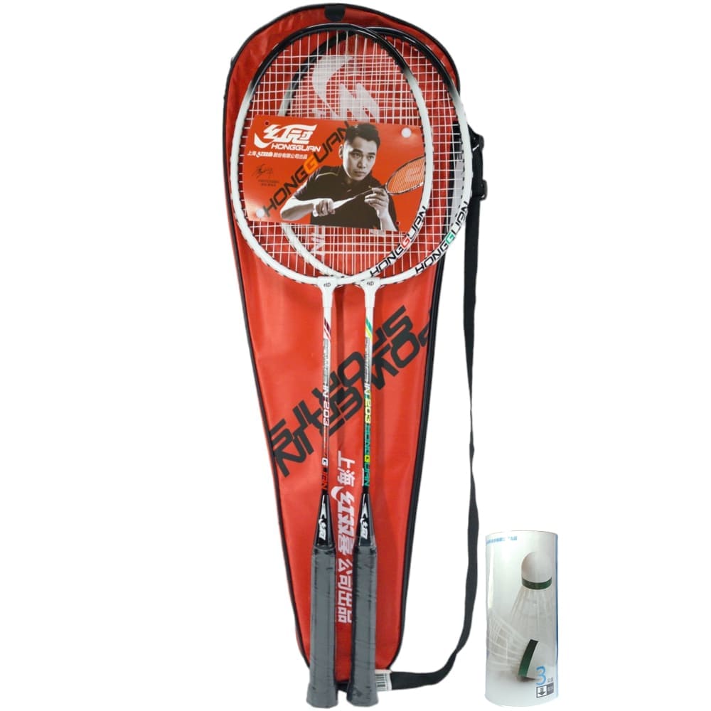 Набір ракеток для бадмінтону HONGGUAN Steel Frame 203